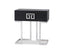 Liang & Eimil Sleeping Nobbu Bedside Table - Stainless Steel House of Isabella UK