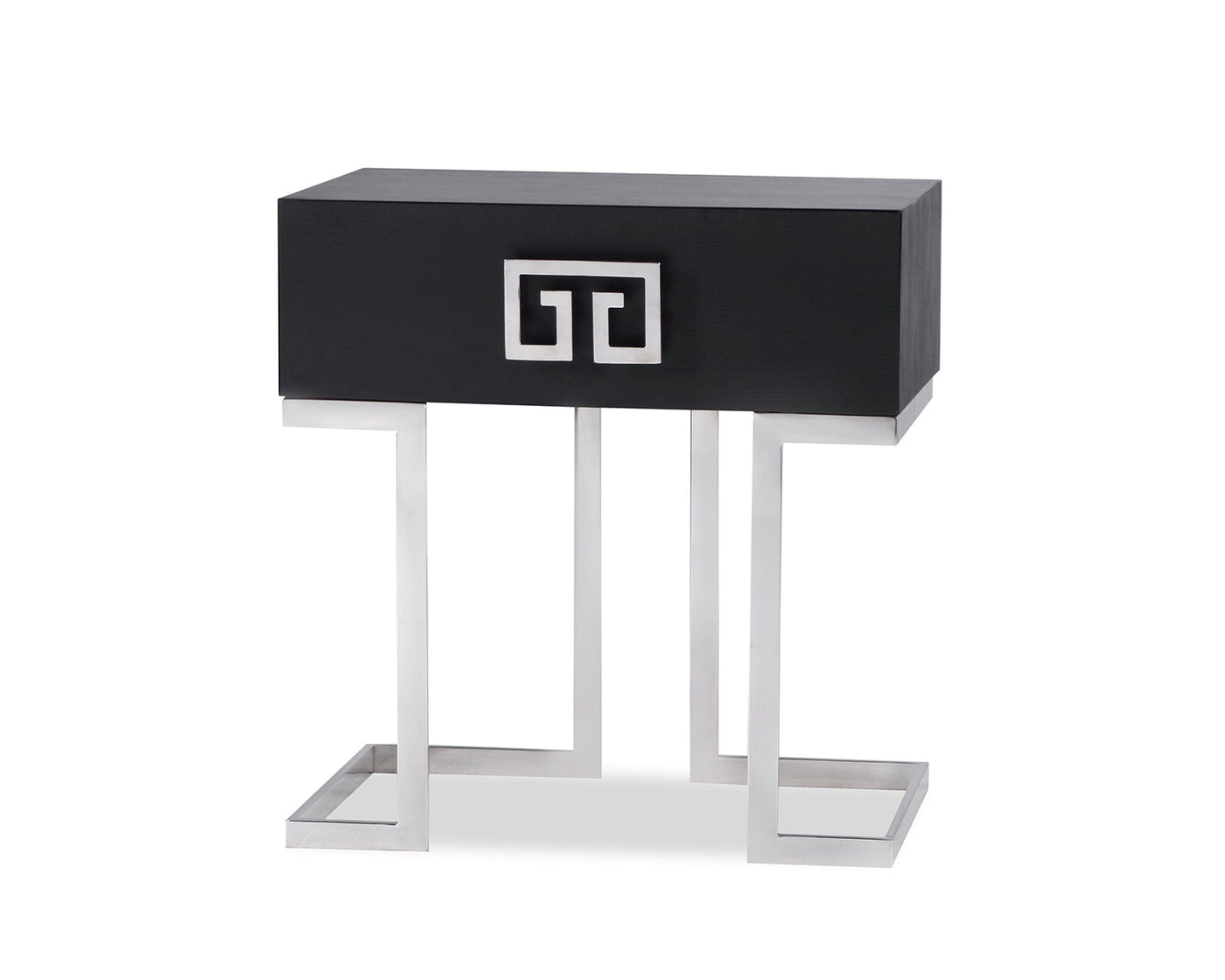 Liang & Eimil Sleeping Nobbu Bedside Table - Stainless Steel House of Isabella UK