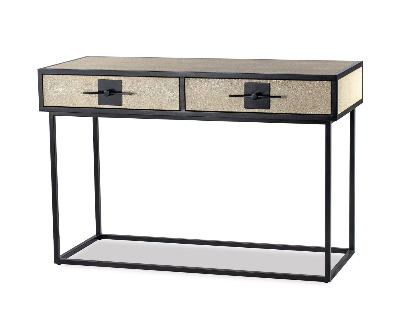 Liang & Eimil Sleeping Noma 9 Dressing Table - Beige Shagreen/Satin Bronze House of Isabella UK