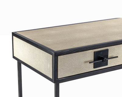 Liang & Eimil Sleeping Noma 9 Dressing Table - Beige Shagreen/Satin Bronze House of Isabella UK