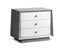 Liang & Eimil Sleeping Otilia Bedside Table - Silver Grey & White House of Isabella UK