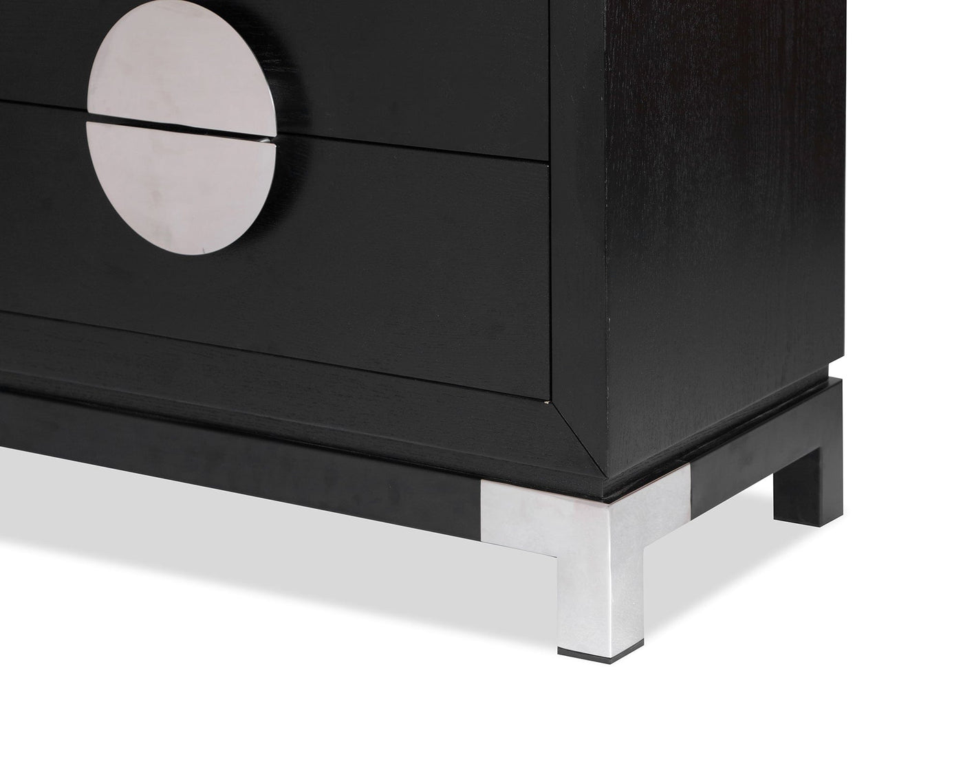 Liang & Eimil Sleeping Otium Bedside Table -Black Ash Veneer/PSS House of Isabella UK