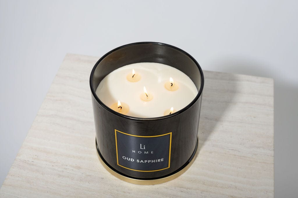 Lifestyle Home Collection Candle Oud Sapphire Oud Sapphire - 3 Wick Luxury Candle 1kg House of Isabella UK