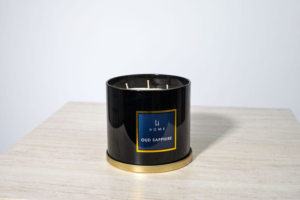 Lifestyle Home Collection Candle Oud Sapphire Oud Sapphire - 3 Wick Luxury Candle 1kg House of Isabella UK