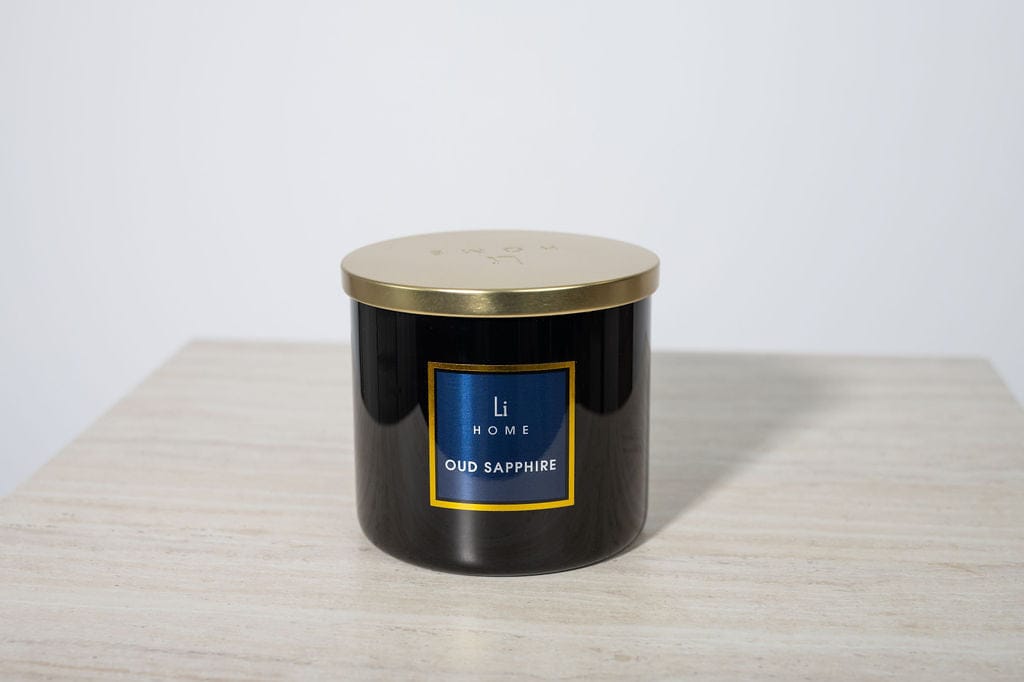 Lifestyle Home Collection Candle Oud Sapphire Oud Sapphire - 3 Wick Luxury Candle 1kg House of Isabella UK