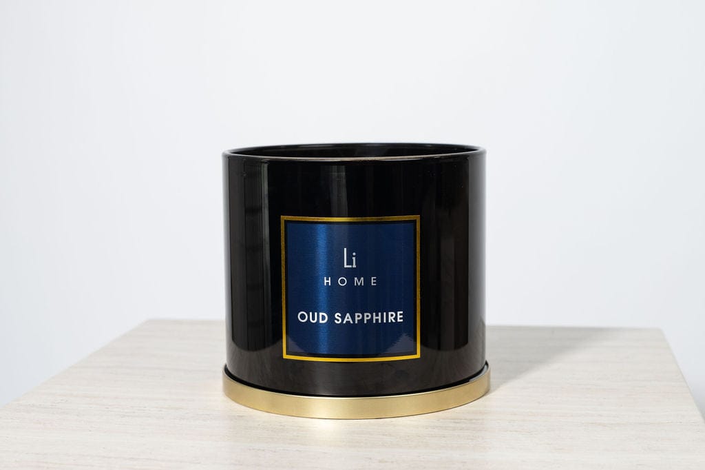 Lifestyle Home Collection Candle Oud Sapphire Oud Sapphire - 3 Wick Luxury Candle 1kg House of Isabella UK
