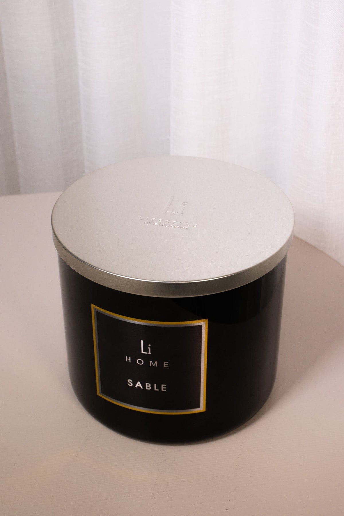 Lifestyle Home Collection Candle Sable Sable - 3 Wick Luxury Candle 1kg House of Isabella UK