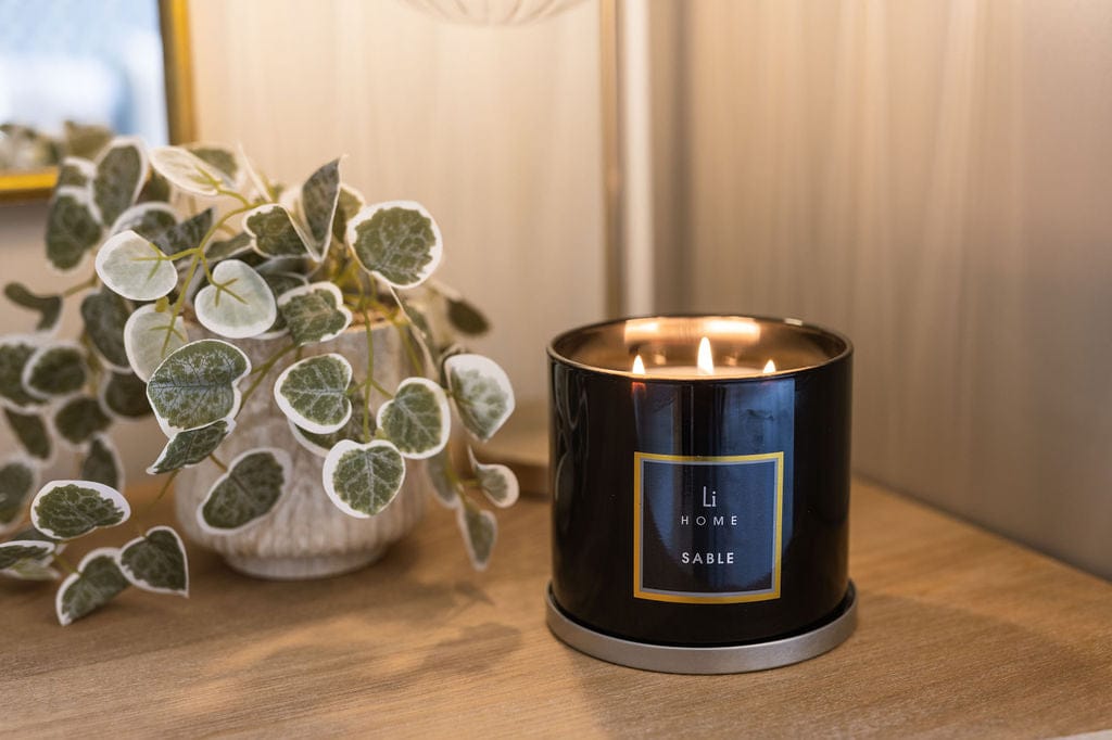 Lifestyle Home Collection Candle Sable Sable - 3 Wick Luxury Candle 1kg House of Isabella UK