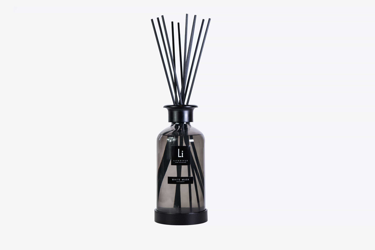 Lifestyle Home Collection Refill 1000ml (2 x 500ml) White Musk - XXL Premium Diffuser Refill House of Isabella UK