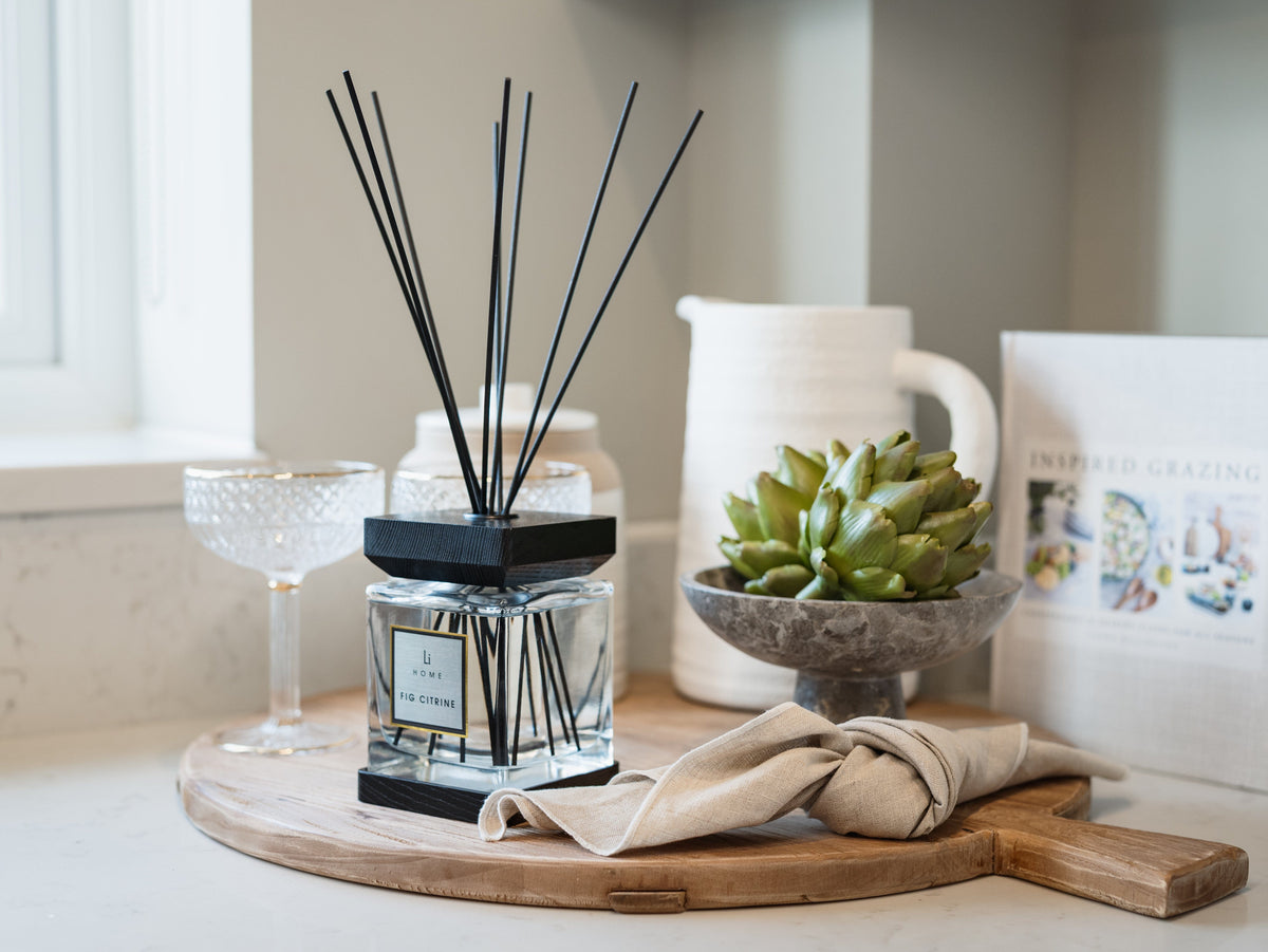 Lifestyle Home Collection Room Diffuser Luxury Square Diffuser - Fig Citrine House of Isabella UK