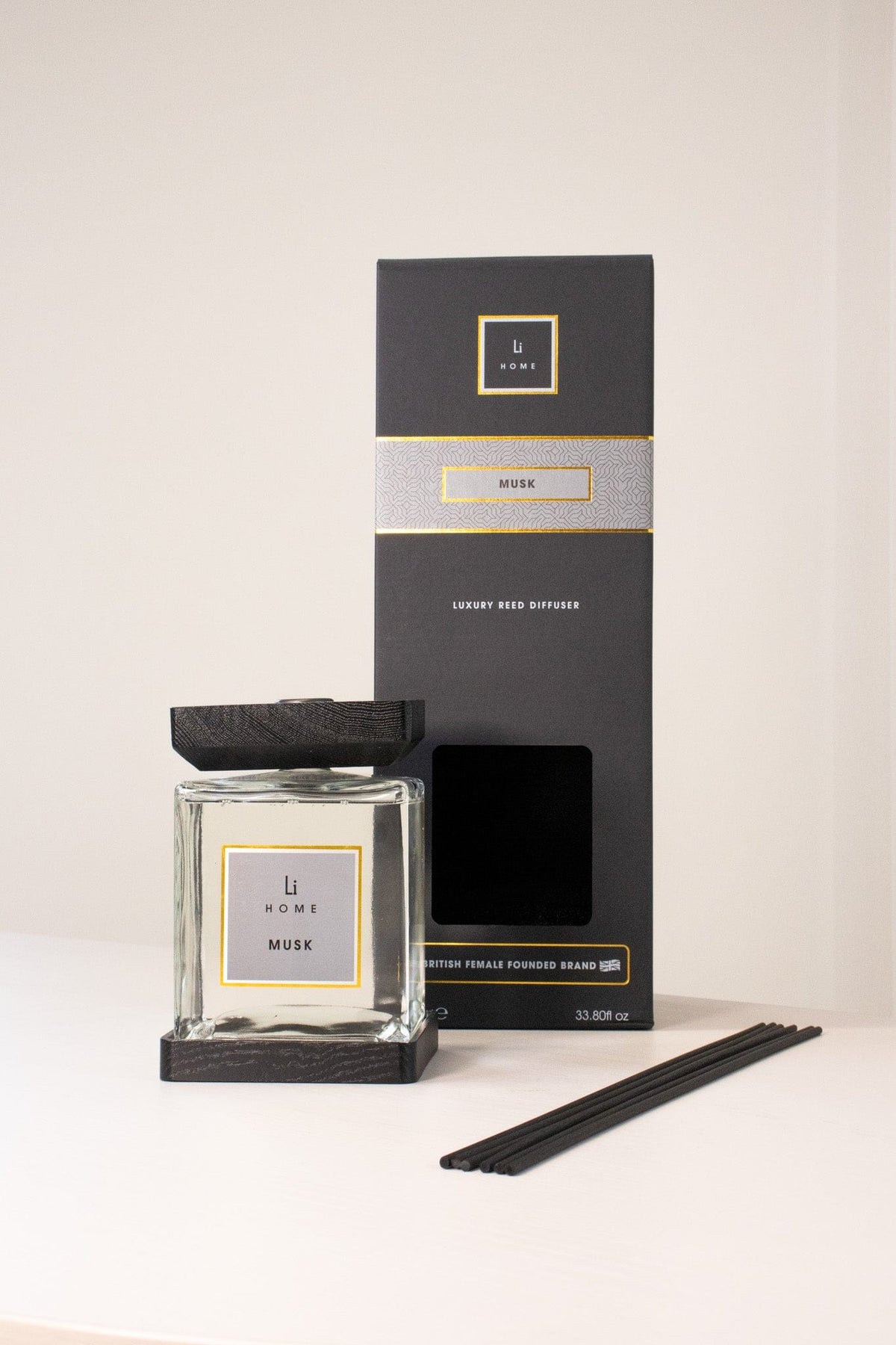 Lifestyle Home Collection Room Diffuser Luxury Square Diffuser - Musk House of Isabella UK