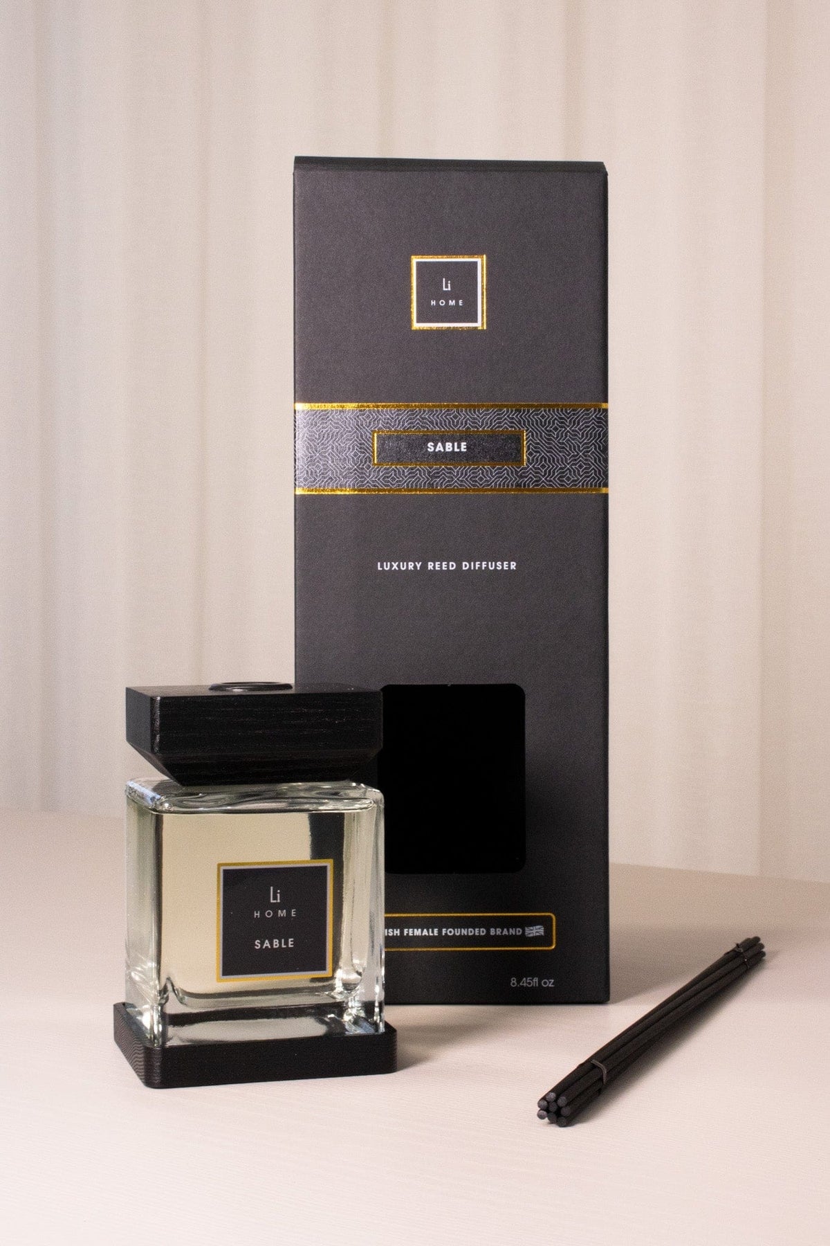 Lifestyle Home Collection Room Diffuser Luxury Square Diffuser - Sable House of Isabella UK