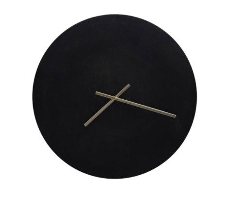 Clock Ø74 cm LICOLA antique black | OUTLET.