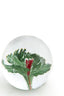 Light & Living Accessories Ornament 8x8 cm FLOWER glass green+pink House of Isabella UK