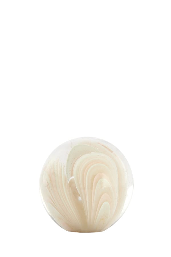 Light & Living Accessories Ornament 8x8 cm OLYRA glass light pink House of Isabella UK