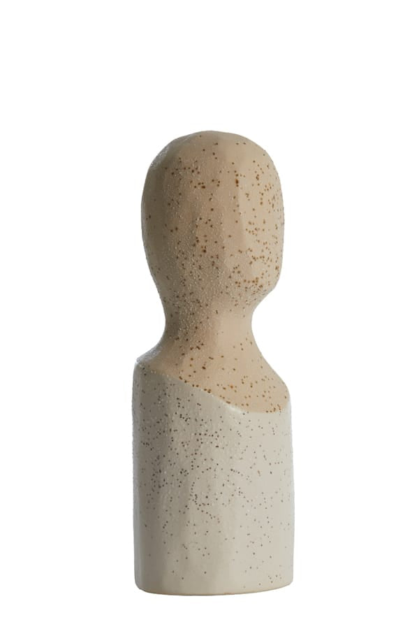 Light & Living Accessories Ornament 9,5x8,5x25,5 cm BATTUDA ceramics matt cream House of Isabella UK