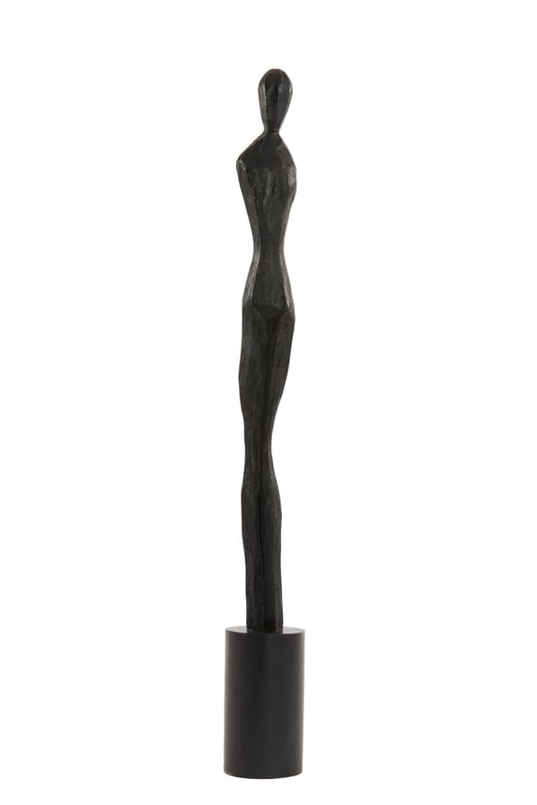 Light & Living Accessories Ornament 9,5x9,5x90 cm KATOPA wood matt black House of Isabella UK