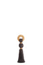 Light & Living Accessories Ornament 9x33 cm YAVIZA dark brown+raffia sand House of Isabella UK