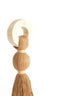 Light & Living Accessories Ornament 9x33 cm YAVIZA ocher yellow+raffia cream House of Isabella UK