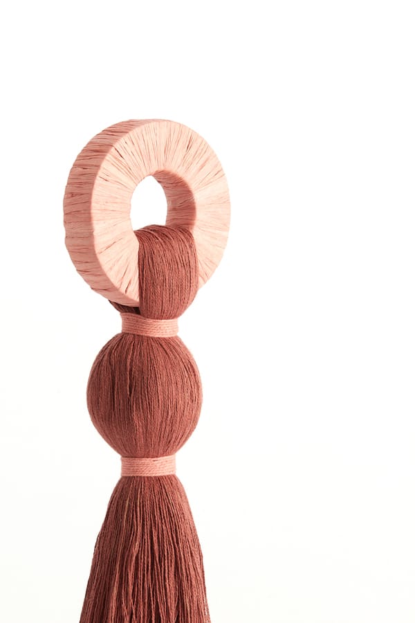 Light & Living Accessories Ornament 9x33 cm YAVIZA terra+raffia light pink House of Isabella UK