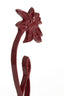 Light & Living Accessories Ornament on base 12x7,5x40 cm DAFFODIL shiny burgundy House of Isabella UK