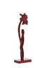 Light & Living Accessories Ornament on base 12x7,5x40 cm DAFFODIL shiny burgundy House of Isabella UK