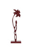 Light & Living Accessories Ornament on base 12x7,5x40 cm DAFFODIL shiny burgundy House of Isabella UK