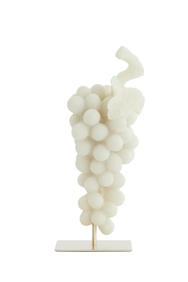 Light & Living Accessories Ornament on base 15x13x35 cm GRAPE cream+antique bronze House of Isabella UK