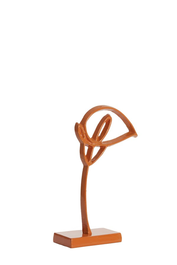 Light & Living Accessories Ornament on base 15x7,5x29 cm CALLA shiny orange House of Isabella UK