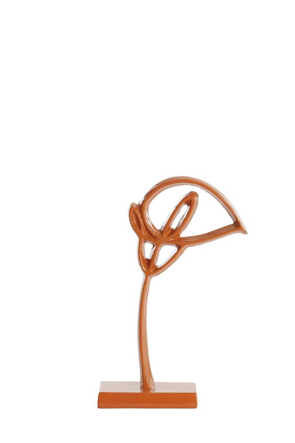 Light & Living Accessories Ornament on base 15x7,5x29 cm CALLA shiny orange House of Isabella UK