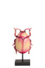 Light & Living Accessories Ornament on base 15x8,5x27 cm BEETLE light pink+black House of Isabella UK