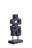 Light & Living Accessories Ornament on base 16x9x33 cm SILIA wood matt black House of Isabella UK