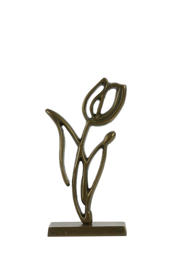 Light & Living Accessories Ornament on base 17x6x35 cm TULIPANU antique bronze House of Isabella UK
