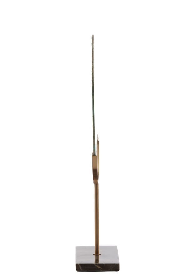 Light & Living Accessories Ornament on base 17x8,5x48 cm WALDECK marble black+glass House of Isabella UK