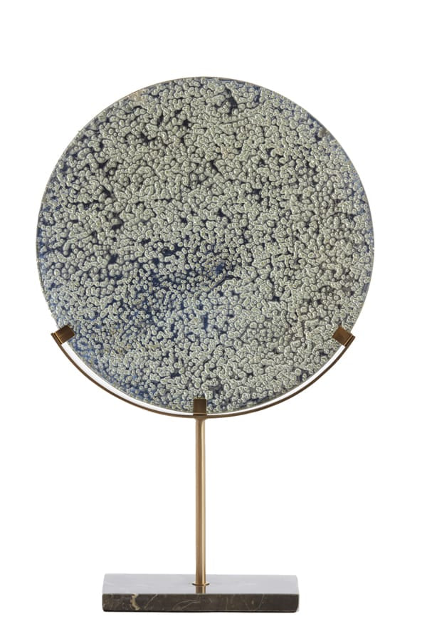 Light & Living Accessories Ornament on base 17x8,5x48 cm WALDECK marble black+glass House of Isabella UK