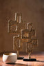 Light & Living Accessories Ornament on base 18x10x44 cm VEX antique bronze+matt black House of Isabella UK