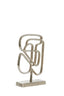 Light & Living Accessories Ornament on base 18x8x31 cm GOLEZA raw nickel House of Isabella UK