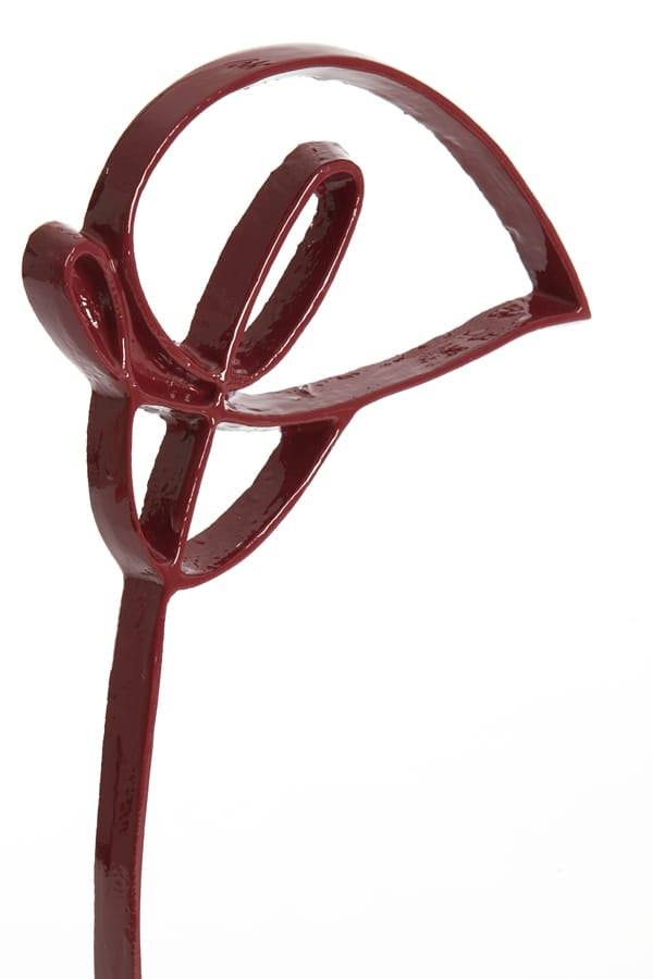 Light & Living Accessories Ornament on base 19x8x38 cm CALLA shiny burgundy House of Isabella UK