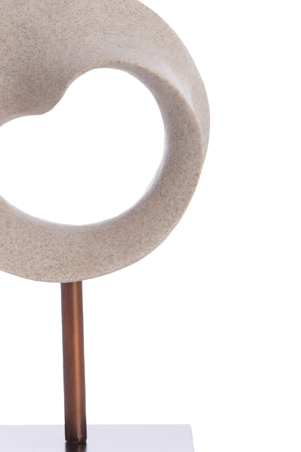 Light & Living Accessories Ornament on base 20x10x30 cm TUZLA taupe+dark bronze House of Isabella UK