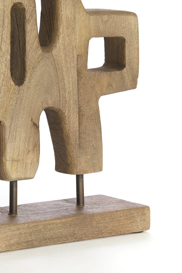 Light & Living Accessories Ornament on base 20x9,5x38,5 cm SALA wood grey-dark brown House of Isabella UK