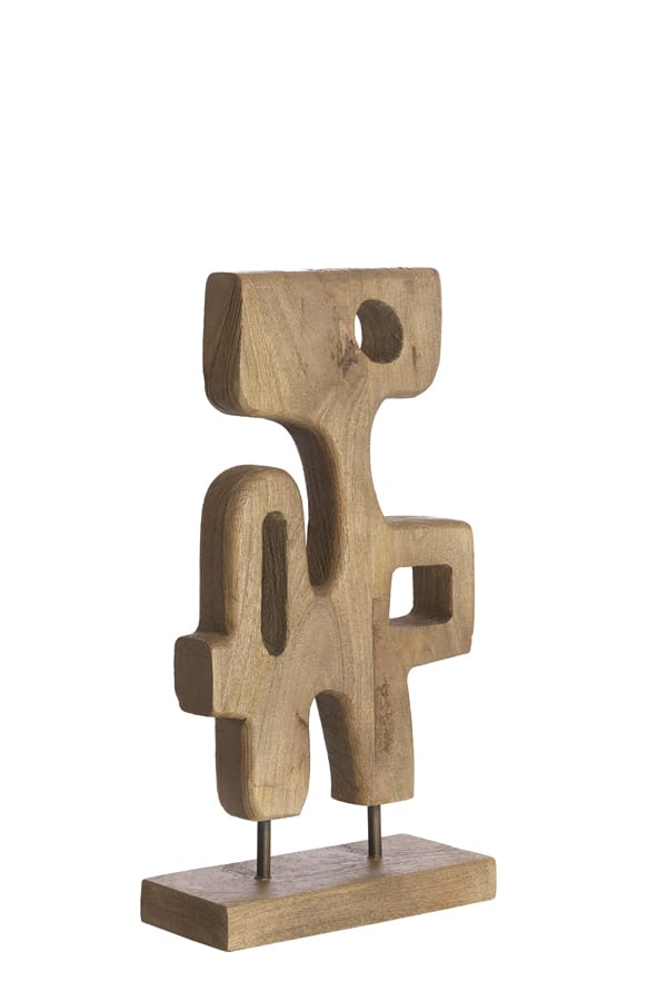 Light & Living Accessories Ornament on base 20x9,5x38,5 cm SALA wood grey-dark brown House of Isabella UK