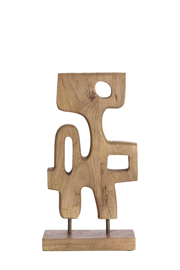 Light & Living Accessories Ornament on base 20x9,5x38,5 cm SALA wood grey-dark brown House of Isabella UK