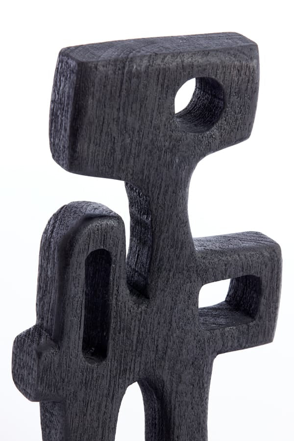 Light & Living Accessories Ornament on base 20x9,5x38,5 cm SALA wood matt black House of Isabella UK