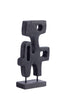 Light & Living Accessories Ornament on base 20x9,5x38,5 cm SALA wood matt black House of Isabella UK