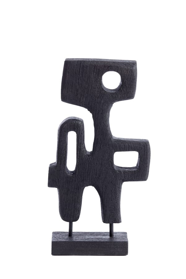 Light & Living Accessories Ornament on base 20x9,5x38,5 cm SALA wood matt black House of Isabella UK