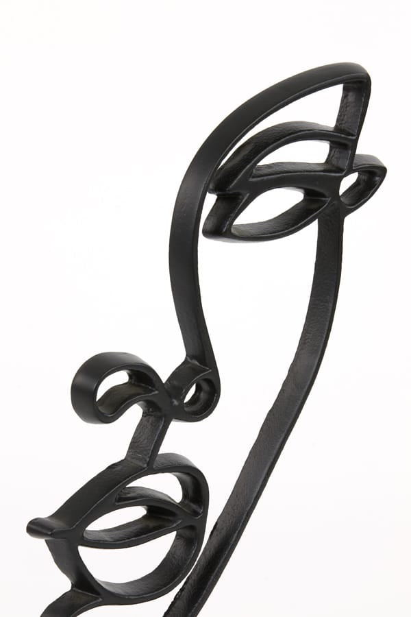 Light & Living Accessories Ornament on base 21x8x40 cm FACE matt black House of Isabella UK