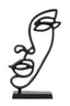 Light & Living Accessories Ornament on base 21x8x40 cm FACE matt black House of Isabella UK