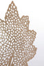 Light & Living Accessories Ornament on base 22x8x30 cm LEAF gold+marble white House of Isabella UK