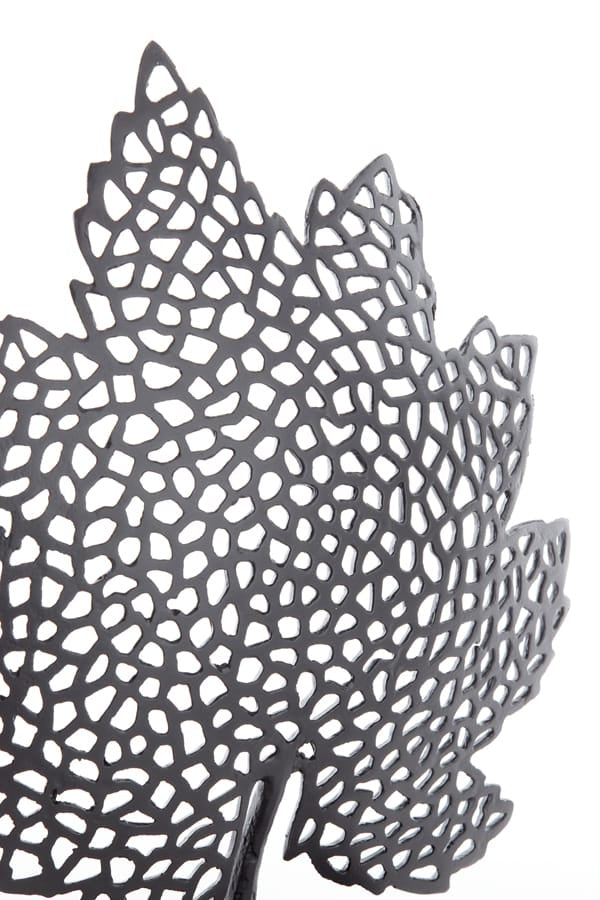 Light & Living Accessories Ornament on base 22x8x30 cm LEAF matt black House of Isabella UK