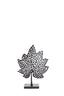 Light & Living Accessories Ornament on base 22x8x30 cm LEAF matt black House of Isabella UK